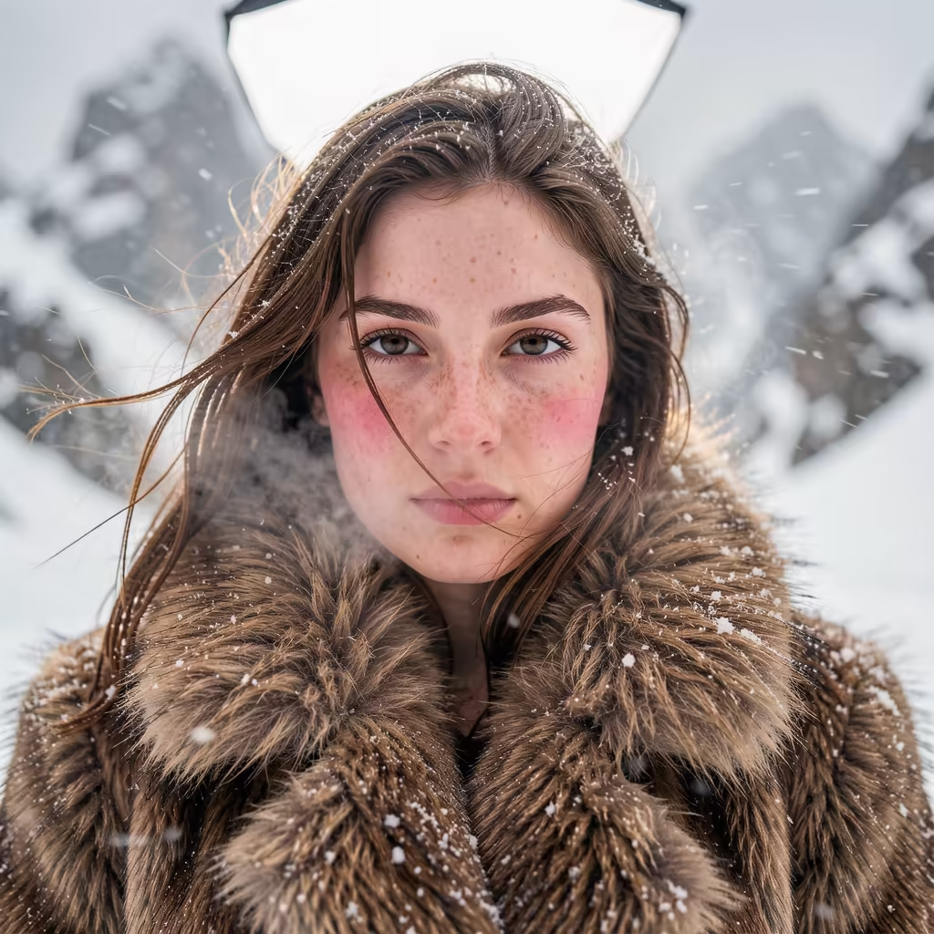 吹雪の中のファッション (9B)